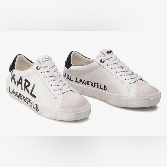 Karl Lagerfeld Baskets Et Sneakers Skool Brush - Picture 5 of 6